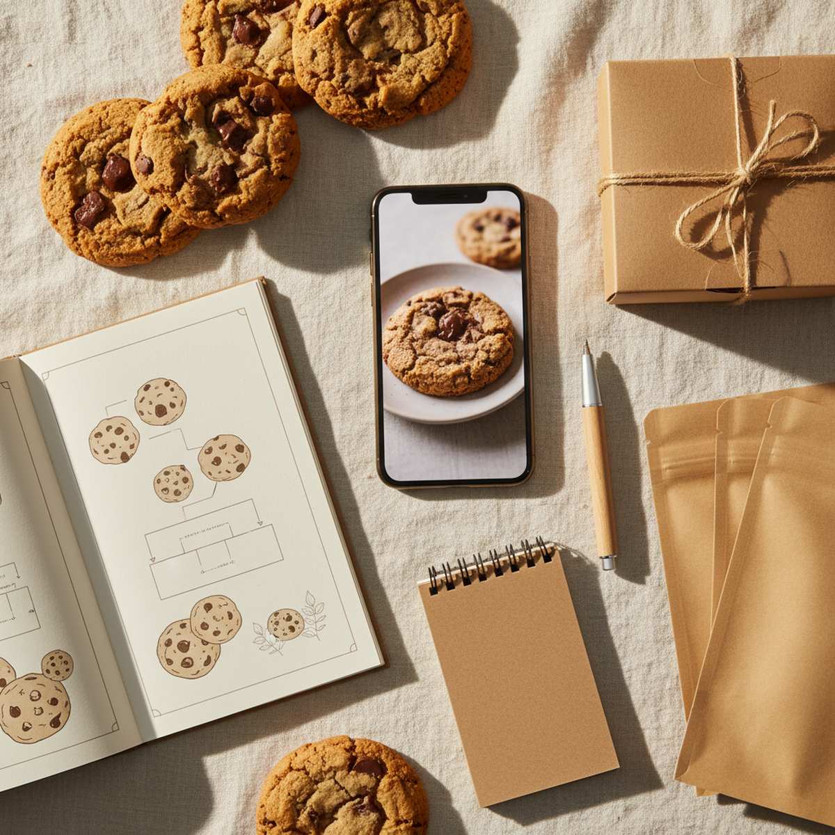 O sistema NY Cookie Business: cookies, celular, guia e planilhas